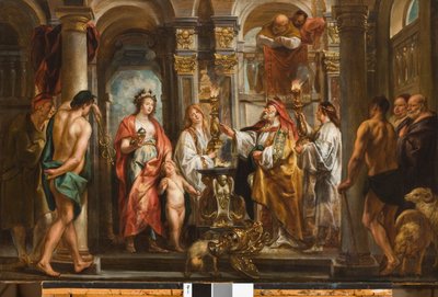 An Oracle (Thetis and Achilles Before the Oracle) by Jacob Jordaens